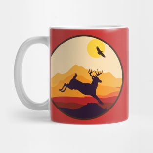 Deer Sunset Mug